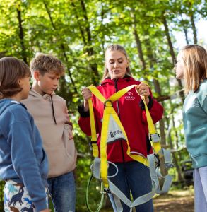 kolonie i obozy - park linowy